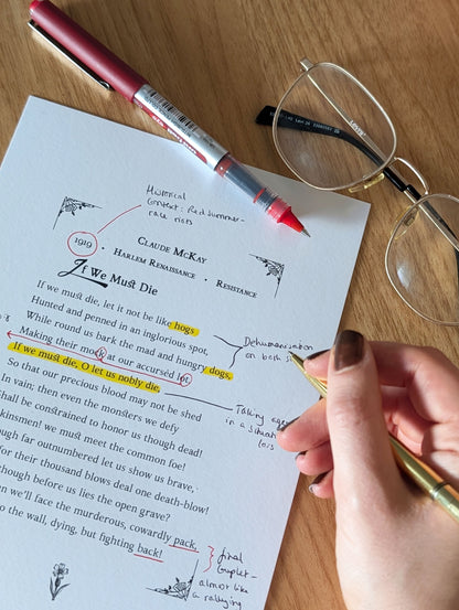 (Coming Soon) In Conversation: Volume I - Poetry Card Annotation Collection